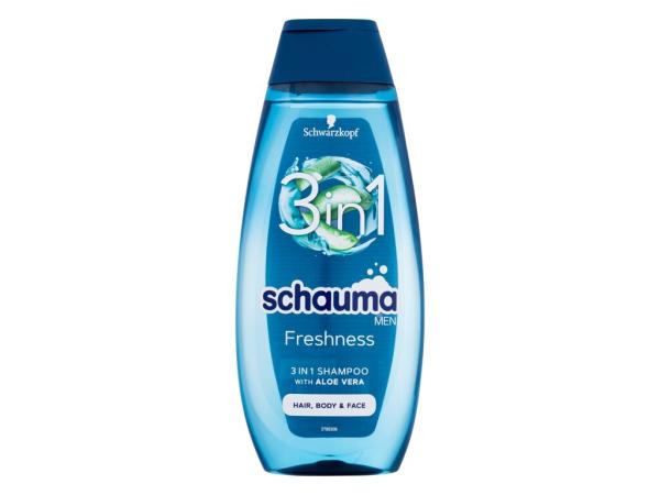 Schwarzkopf Schauma Men Freshness 3in1 (M) 400ml, Šampón
