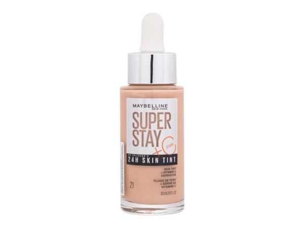 Maybelline Superstay 24H Skin Tint + Vitamin C 21 (W) 30ml, Make-up