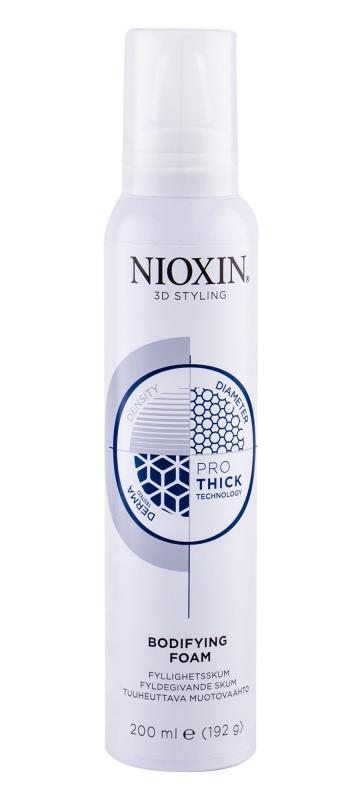 Nioxin Bodyfying Foam 3D Styling (W)  200ml, Objem vlasov