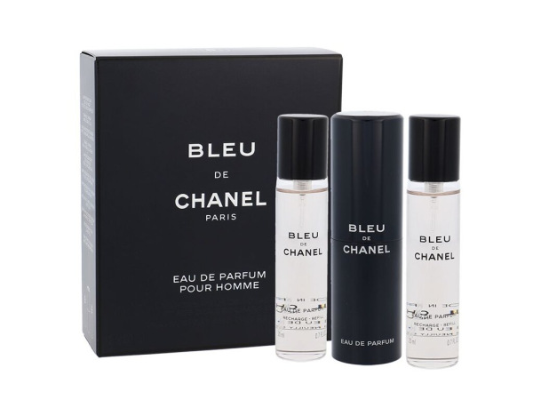 Bleu de Chanel (M) 3x20ml, Parfumovaná voda Twist and Spray