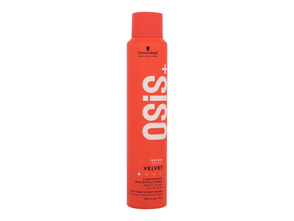 Schwarzkopf Professional Osis+ Velvet Lightweight Wax-Effect Spray (W) 200ml, Lak na vlasy