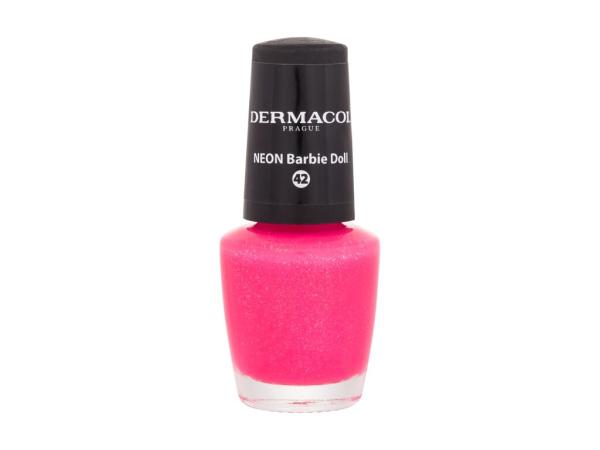 Dermacol Neon 42 NEON Barbie Doll (W) 5ml, Lak na nechty