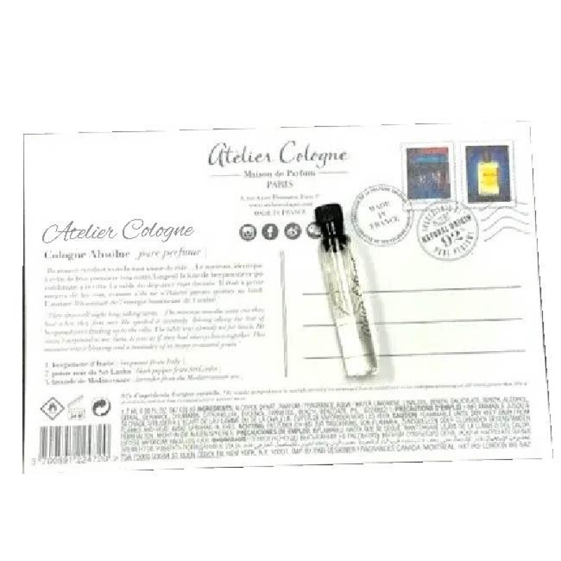Atelier Cologne Cologne Absolue Clementine California 1.7ml, Parfum (Pôvodná Cena € 2,99) 1
