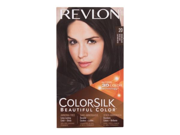 Revlon Colorsilk Beautiful Color 20 Brown Black (W) 59,1ml, Farba na vlasy