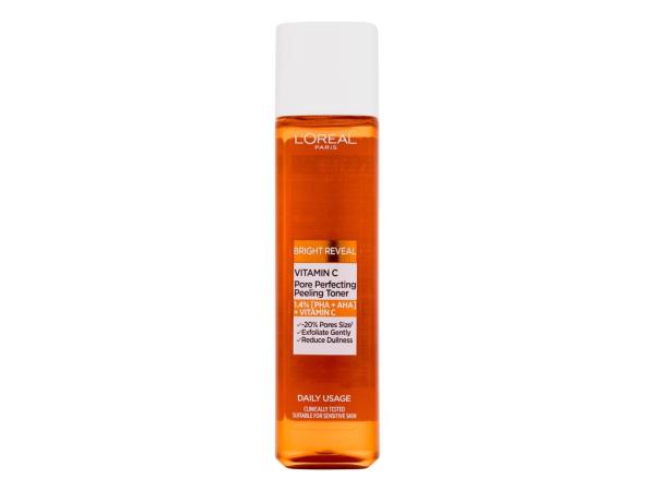 L'Oréal Paris Revitalift Clinical Vitamin C Pore Perfecting Peeling Toner (U) 180ml, Pleťová voda a sprej