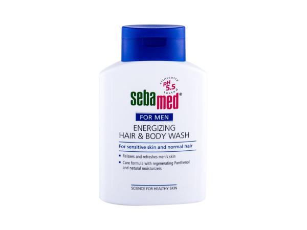 SebaMed Energizing Hair & Body Wash For Men (M)  200ml, Šampón