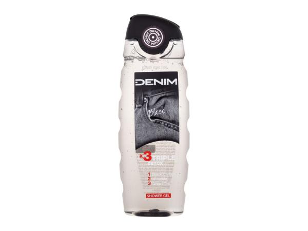 Denim Black Triple Detox (M) 400ml, Sprchovací gél