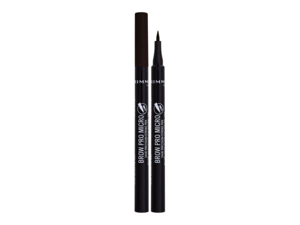 Rimmel London Brow Pro Micro 24HR Precision-Stroke Pen 004 Dark Brown (W) 1ml, Ceruzka na obočie