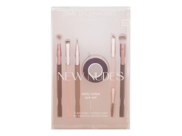 Real Techniques New Nudes Daily Swipe Eye Set (W) 1ks, Štetec