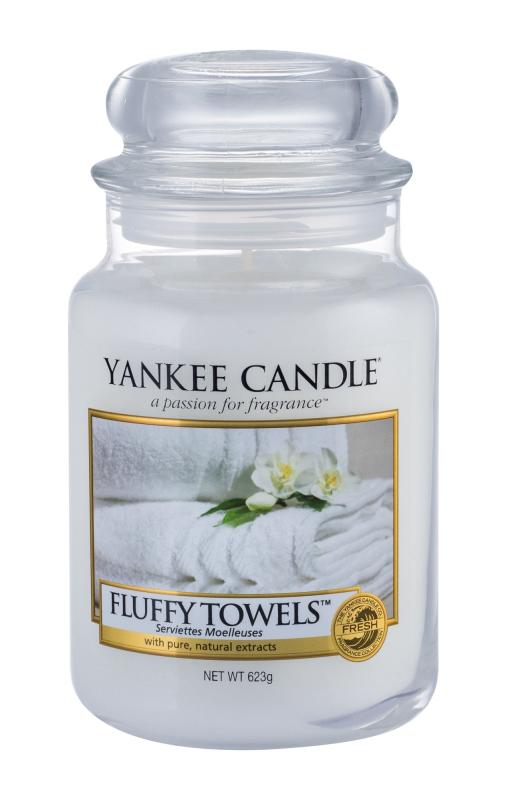 Yankee Candle Fluffy Towels (U)  623g, Vonná sviečka