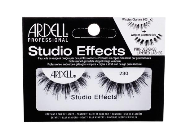 Ardell Studio Effects 230 Wispies Black (W) 1ks, Umelé mihalnice