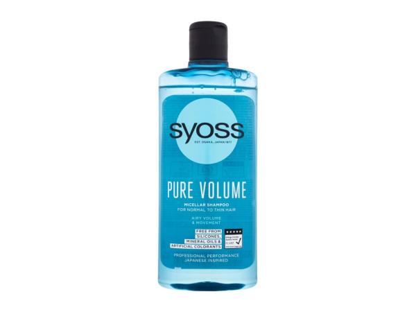 Syoss Volume Pure (W)  440ml, Šampón