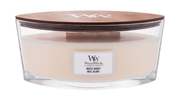 WoodWick White Honey (U)  453,6g, Vonná sviečka