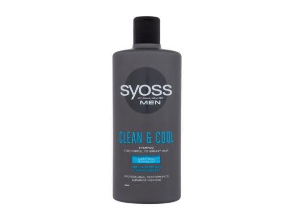 Syoss Men Clean & Cool (M) 440ml, Šampón