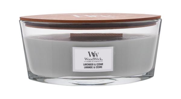 WoodWick Lavender & Cedar (U)  453,6g, Vonná sviečka