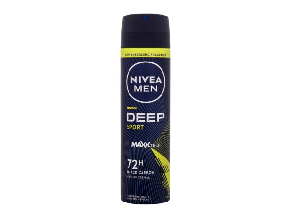 Nivea Men Deep Sport (M) 150ml, Antiperspirant 72H