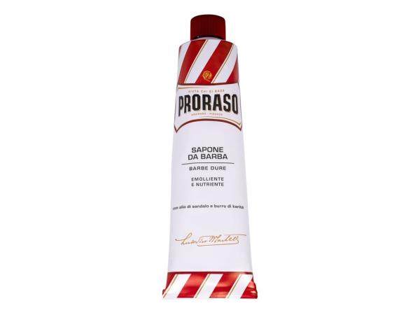 PRORASO Red Shaving Soap In A Tube (M) 150 ml, Pena na holenie