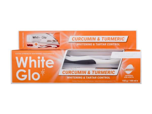 White Glo Curcumin & Turmeric (U) 150g, Zubná pasta
