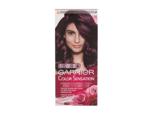 Garnier Color Sensation 3,16 Deep Amethyste (W) 40ml, Farba na vlasy