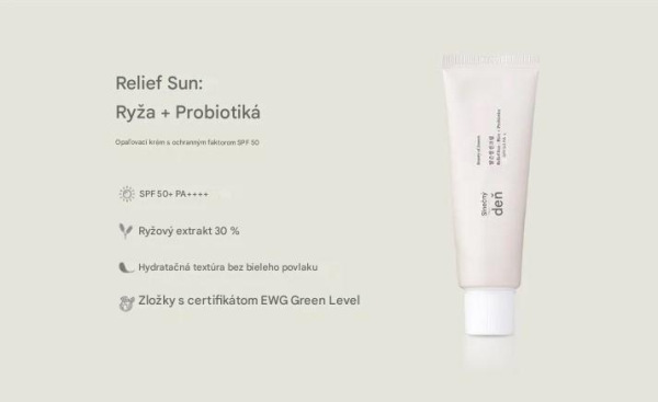 Beauty of Joseon Rice + Probiotics Relief Sun (W) 50 ml, Opaľovací prípravok na tvár SPF50+ 1