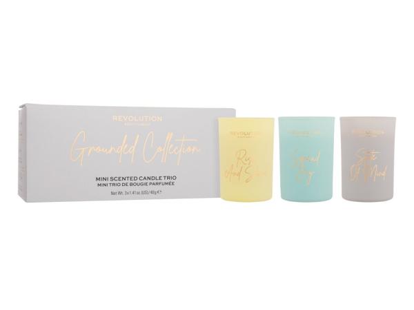 Revolution Home Grounded Collection (U) 40g, Vonná sviečka Mini Scented Candle Trio