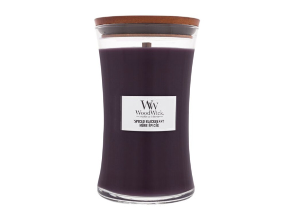 WoodWick Spiced Blackberry (U) 609,5g, Vonná sviečka