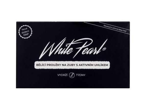 White Pearl Charcoal Whitening Strips PAP (U)  28ks, Bielenie zubov