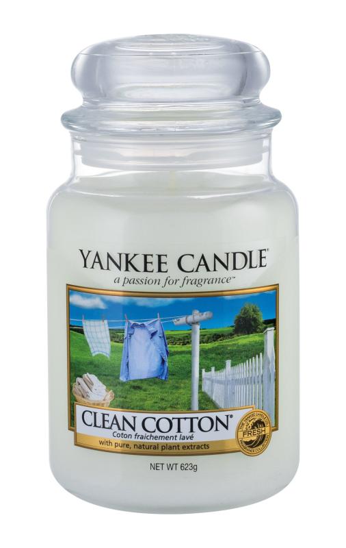 Yankee Candle Clean Cotton (U)  623g, Vonná sviečka