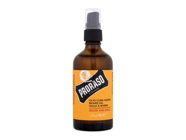 PRORASO Wood & Spice Beard Oil (M) 100ml, Olej na fúzy