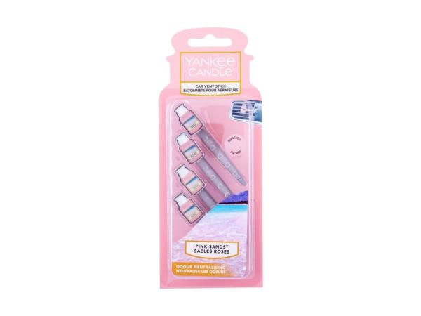 Yankee Candle Pink Sands Vent Stick (U) 4ks, Vôňa do auta