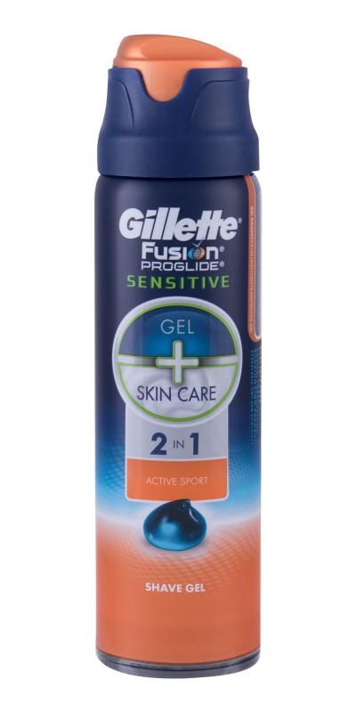 Gillette 2in1 Active Sport Fusion Proglide Sensitive (M)  170ml, Gél na holenie