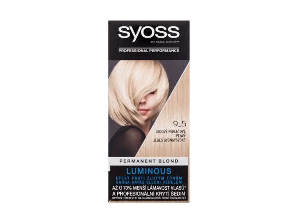 Syoss Permanent Coloration Permanent Blond 9-5 Frozen Pearl Blond (W) 50ml, Farba na vlasy