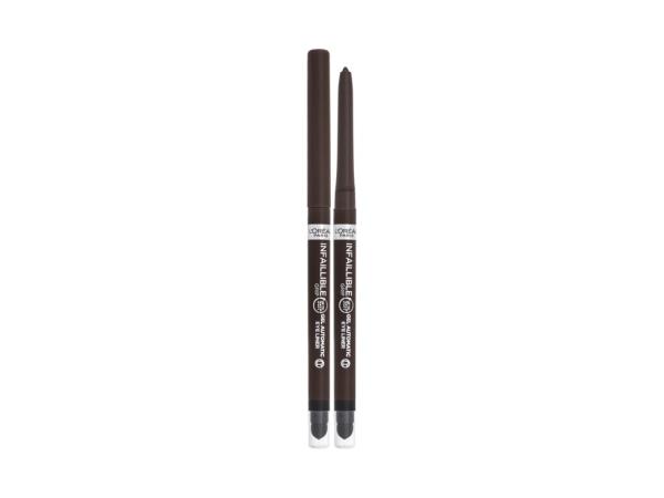 L'Oréal Paris Infaillible Grip 36H Gel Automatic Eye Liner 004 Brown Denim (W) 1,2g, Ceruzka na oči