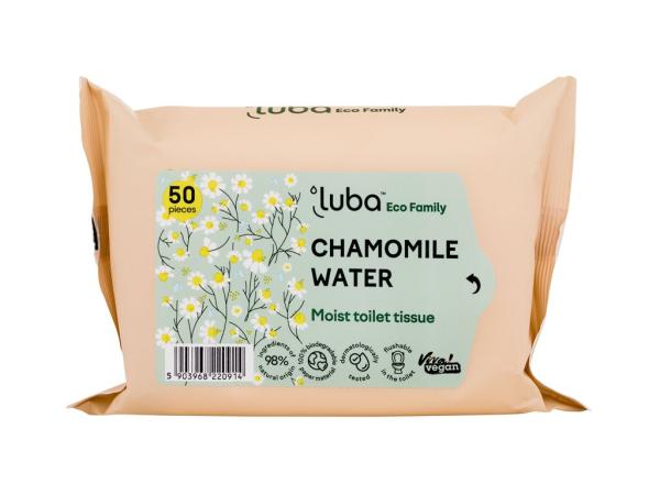 Luba Eco Family Chamomile Water (U) 50ks, Vlhčený toaletní papír