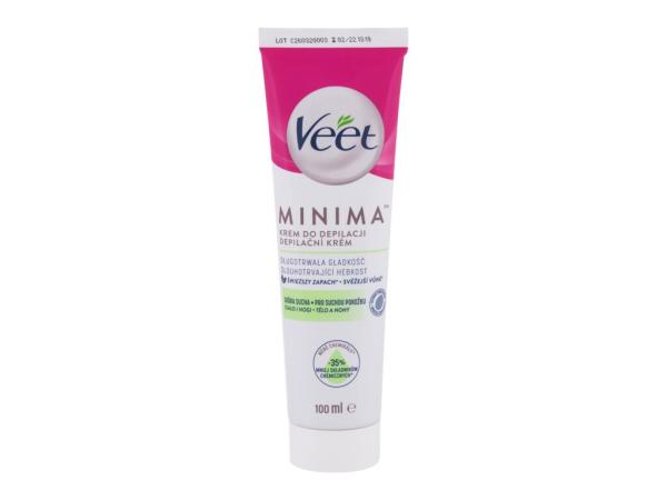 Veet Hair Removal Cream Dry Skin Minima (W)  100ml, Depilačný prípravok