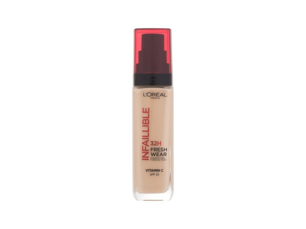 L'Oréal Paris Infaillible 32H Fresh Wear 125 (W) 30ml, Make-up SPF25
