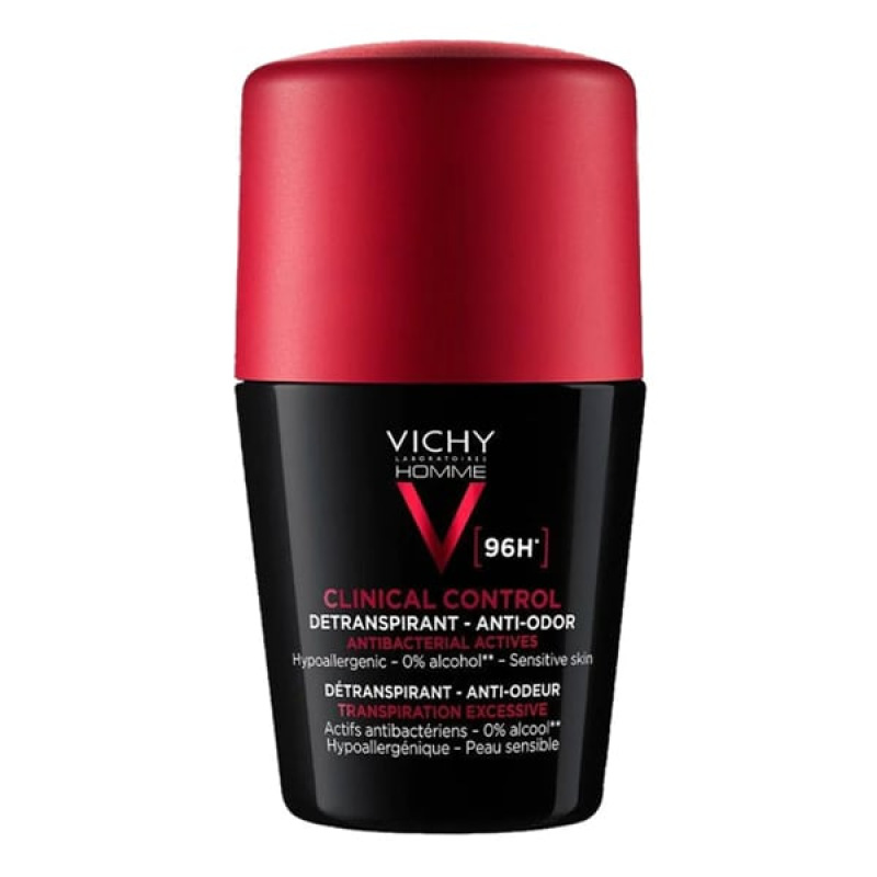 Vichy Homme Clinical Control (M) 50ml, Antiperspirant 96H