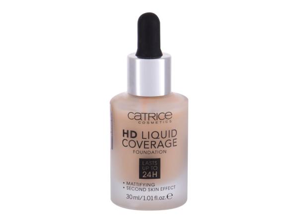 Catrice HD Liquid Coverage 040 Warm Beige (W) 30ml, Make-up 24H