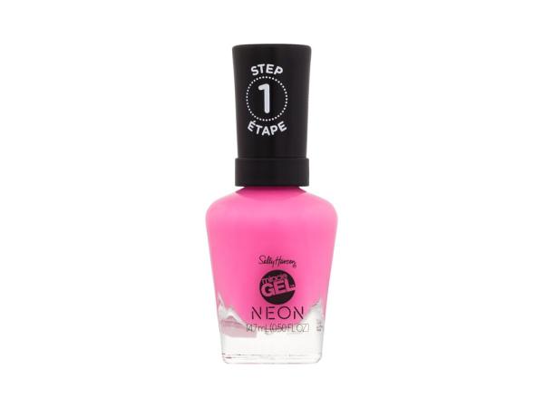 Sally Hansen Miracle Gel Neon 050 Fuchsia Fever (W) 14,7ml, Lak na nechty