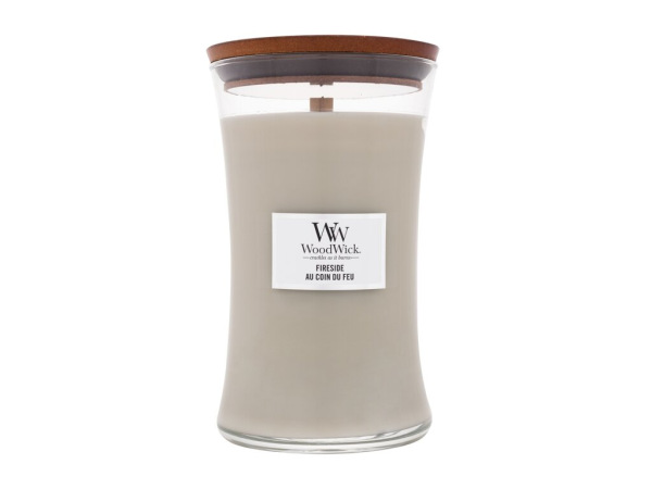 WoodWick Fireside (U) 610g, Vonná sviečka