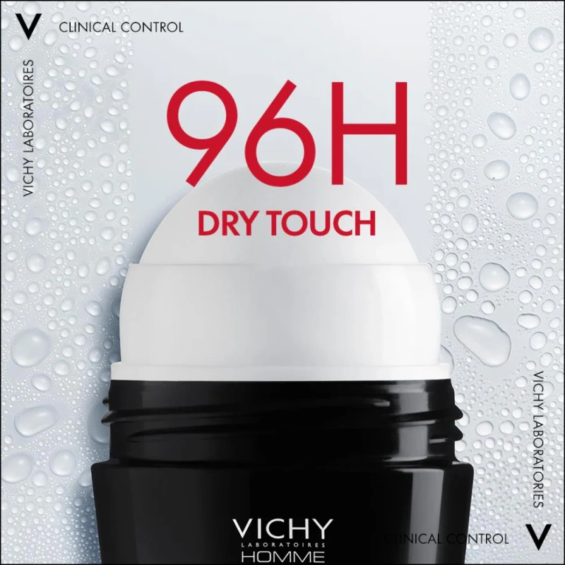 Vichy Homme Clinical Control (M) 50ml, Antiperspirant 96H 1