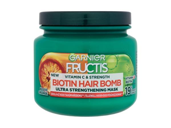 Garnier Fructis Vitamin & Strength Biotin Hair Bomb (W) 320ml, Maska na vlasy