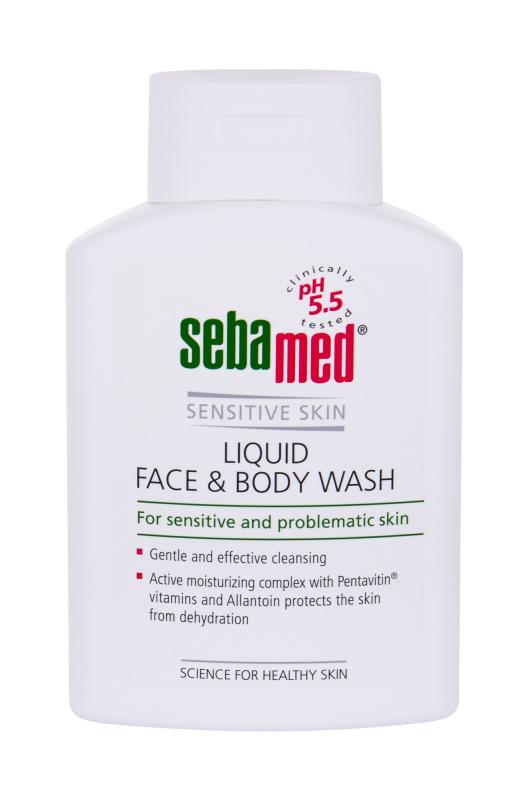 SebaMed Face & Body Wash Sensitive Skin (W)  200ml, Tekuté mydlo