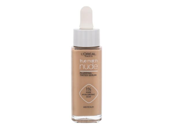L'Oréal Paris True Match Nude 4-5 Medium (W) 30ml, Make-up Plumping Tinted Serum