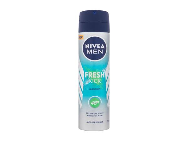 Nivea Men Fresh Kick (M) 150ml, Antiperspirant 48H