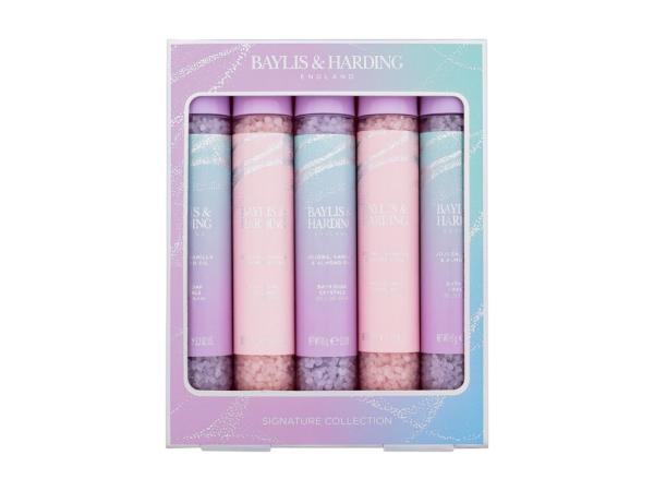 Baylis & Harding Jojoba, Vanilla & Almond Oil Bath Soak Crystals Signature Collection (W) 65g, Kúpeľová soľ