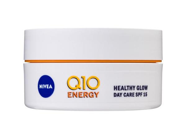 Nivea Q10 Energy Healthy Glow Day Care (W) 50ml, Denný pleťový krém SPF15