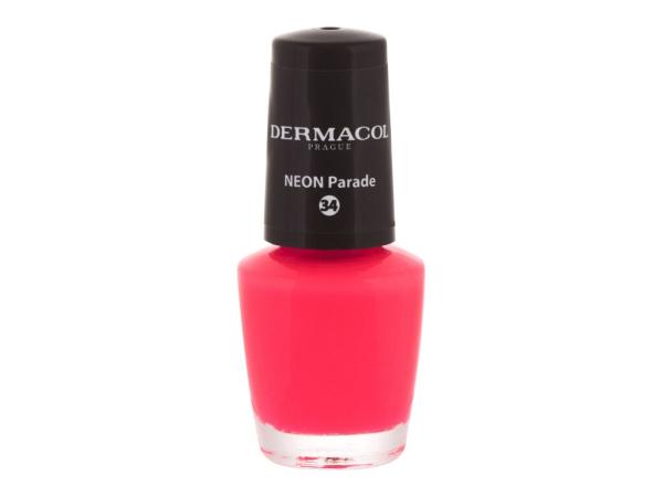 Dermacol Neon 34 Neon Parade (W) 5ml, Lak na nechty