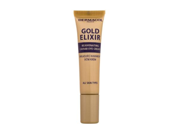 Dermacol Gold Elixir Rejuvenating Caviar Eye Cream (W) 15ml, Očný krém