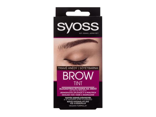 Syoss Brow Tint Dark Brown (W) 17ml, Farba na obočie